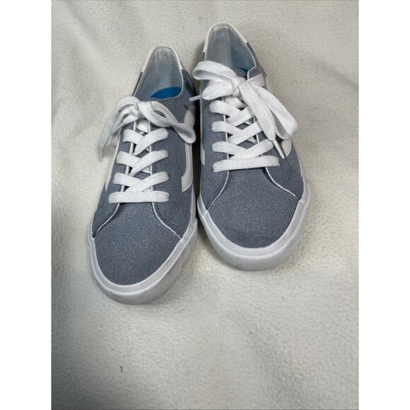 BLOWFISH Malibu Women’s Sneakers Size 8M Foggy Blue/White Lace Up Skate- EUC - Picture 7 of 8